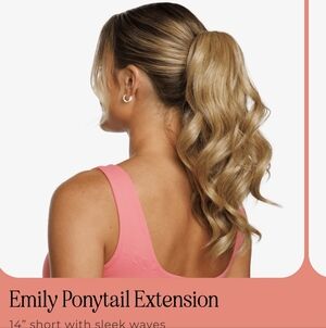 Emily Ponytail In Honey Insert Name Here